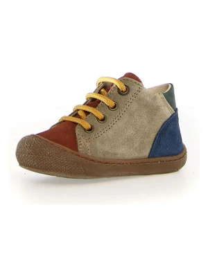 Naturino Skórzane sneakersy "Romy" w kolorze khaki rozmiar: 24