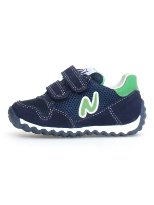 Naturino Skórzane sneakersy "Sanny" w kolorze granatowym rozmiar: 26