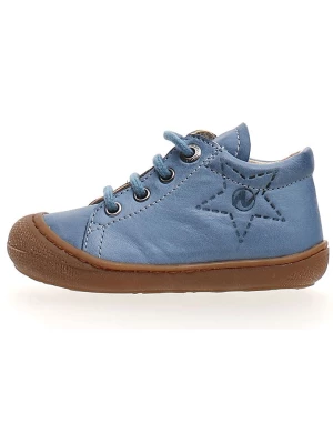 Naturino Skórzane sneakersy w kolorze błękitnym rozmiar: 24