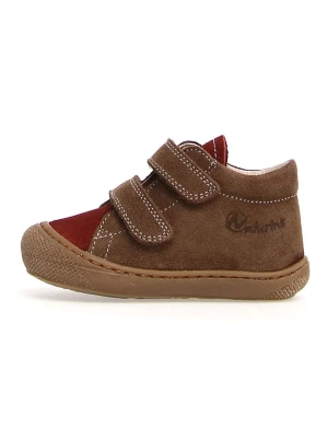 Naturino Skórzane sneakersy w kolorze brązowym rozmiar: 25