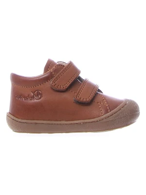 Naturino Skórzane sneakersy w kolorze jasnobrązowym rozmiar: 20
