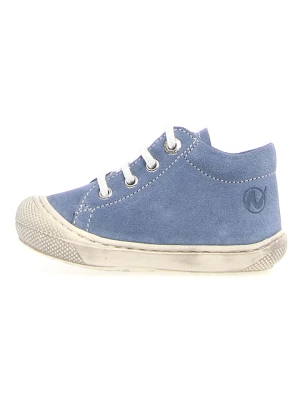 Naturino Skórzane sneakersy w kolorze niebieskim rozmiar: 19