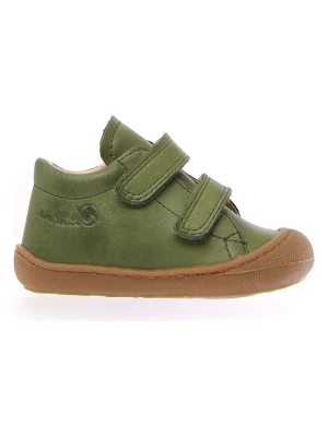 Naturino Skórzane sneakersy w kolorze zielonym rozmiar: 21