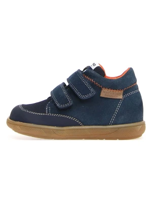 Naturino Skórzane sneakersy "Wakini" w kolorze granatowym rozmiar: 31