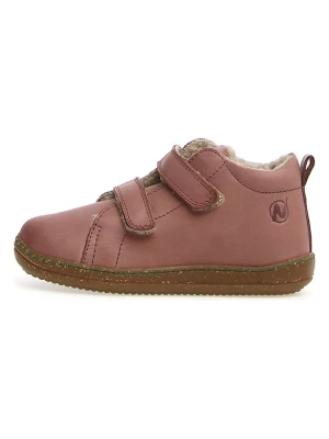Naturino Skórzane sneakersy "Windy" w kolorze szaroróżowym rozmiar: 30