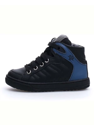 Naturino Skórzane sneakersy "Wisgo" w kolorze czarno-granatowym rozmiar: 35