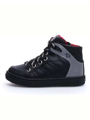 Naturino Skórzane sneakersy "Wisgo" w kolorze czarnym rozmiar: 35