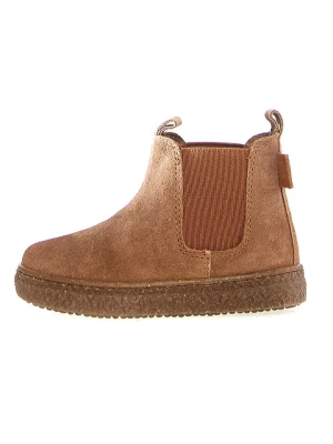 Naturino Skórzane sztyblety "Figus" w kolorze jasnobrązowym rozmiar: 31