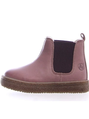 Naturino Skórzane sztyblety "Filus" w kolorze jasnoróżowym rozmiar: 27