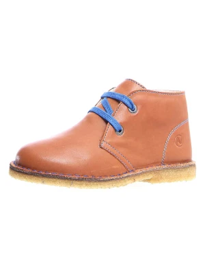 Naturino Skórzane trzewiki w kolorze jasnobrązowym rozmiar: 23