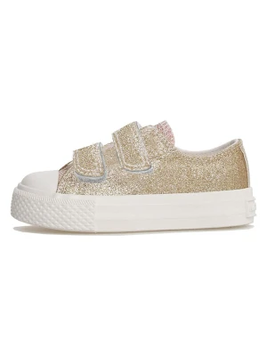 Naturino Sneakersy "Ayasy" w kolorze złotym rozmiar: 36