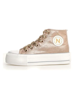 Naturino Sneakersy "Fludy" w kolorze złotym rozmiar: 40