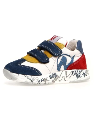 Naturino Sneakersy "Jesko" w kolorze białym ze wzorem rozmiar: 22