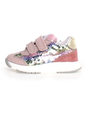 Naturino Sneakersy "Jesko" w kolorze srebrno-jasnoróżowym rozmiar: 24