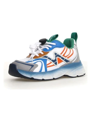 Naturino Sneakersy "Wave" w kolorze biało-błękitno-szarym rozmiar: 27