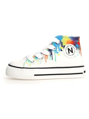 Naturino Sneakersy "Ylfas" w kolorze białym rozmiar: 22