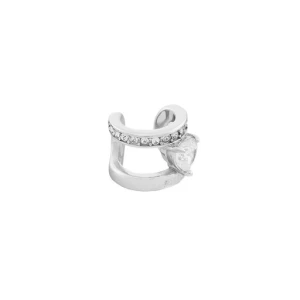 Nausznica Guess JUBE04 660JW Srebrny