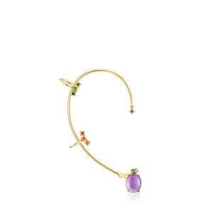 Nausznica Virtual Garden Wykonana Ze Srebra Vermeil, Z Kamieniami Szlachetnymi - Tous