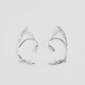 Nausznica w kolorze srebrnym 2-pak House