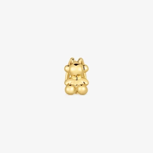 Nausznica Ze Srebra Powlekanego 18-Karatowym Złotem Z Motywem Misia Bold Bear - Tous