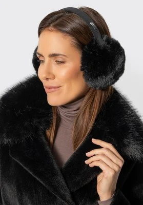 Nauszniki damskie z futerkiem czarne Wittchen