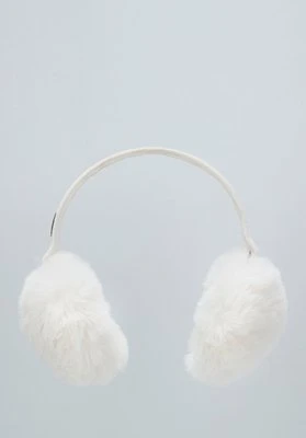 Nauszniki damskie z futerkiem ecru Wittchen