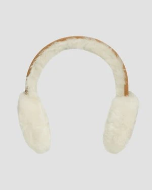 Nauszniki Skórzane Damskie Ugg Sheepskin Embroidery Earmuff