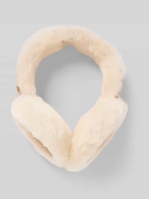 Nauszniki ze skóry jagnięcej z wyhaftowanym logo Ugg
