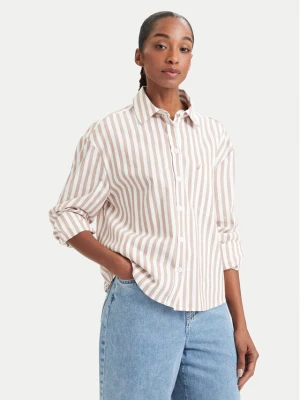 Nautica Koszula 62KLD1404 Beżowy Regular Fit