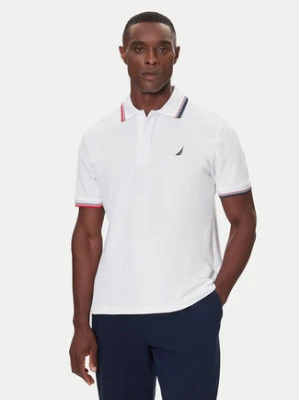 Nautica Polo Atabay N1S03424 Biały Regular Fit