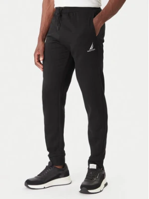 Nautica Spodnie dresowe Nampa N1T04063 Czarny Regular Fit