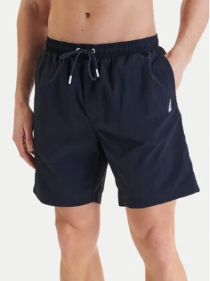 Nautica Szorty kąpielowe Salvardo NCC04502 Granatowy Regular Fit