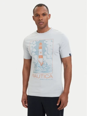 Nautica T-Shirt NAUTICA-W126-NAMTS-1012-23P Niebieski jasny Regular Fit