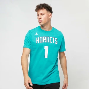 Nike NBA Charlotte Hornets Tee mężczyźni T-Shirty i Polo turkusowy rozmiar Odzież