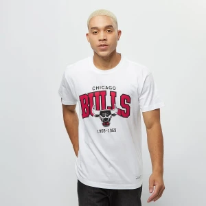 Mitchell & Ness NBA Chicago Bulls Team Arch mężczyźni T-Shirty i Polo biały rozmiar Odzież