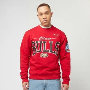 NBA Chicago Bulls There & Back Fleece Crew, markiMitchell & Ness, Bluzy, w kolorze czerwony, rozmiar: