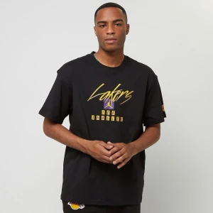 Jordan NBA Los Angeles Lakers Courtside Statement M90 Shortsleeve Tee mężczyźni T-Shirty i Polo czarny rozmiar Odzież