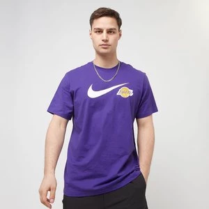 NBA Los Angeles Lakers Essential Swoosh Shortsleeve Tee, markiNike, T-Shirty i Polo, w kolorze fioletowy, rozmiar: