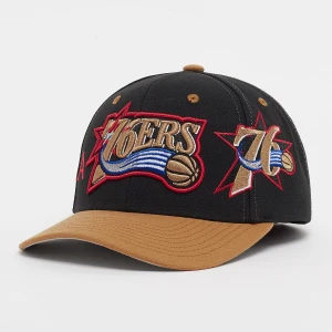 Mitchell & Ness NBA Overbite Pro Snapback Philadelphia 76ers uniseks Czapki czarny rozmiar Akcesoria
