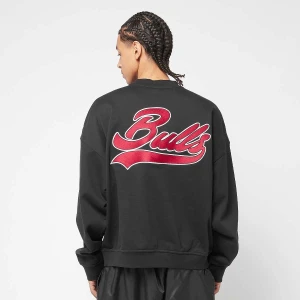 NBA Oversweep Crewneck Sweater Chicago Bulls, markiMitchell & Ness, Bluzy, w kolorze czarny, rozmiar: