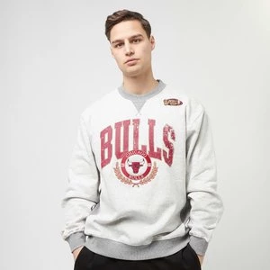 NBA Premium Fleece Crew Chicago Bulls, markiMitchell & Ness, Bluzy, w kolorze szary, rozmiar: