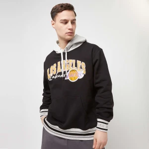 NBA Premium Fleece Hoodie Los Angeles Lakers, markiMitchell & Ness, Bluzy, w kolorze czarny, rozmiar: