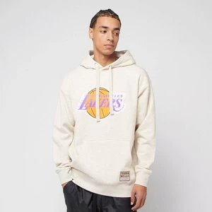 NBA SLAMMIN HOODIE LOS ANGELES LAKERS oatmeal heather, markiMitchell & Ness, Bluzy, w kolorze beż, rozmiar: