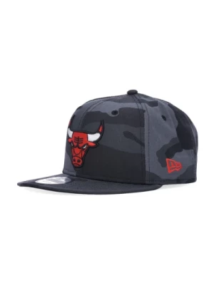 NBA Team Camo Czapka z Płaskim Daszkiem New Era