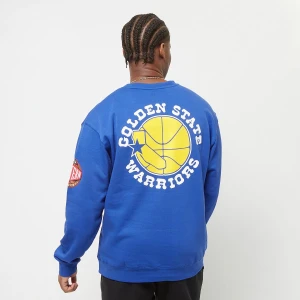 NBA There And Back Fleece Crew Golden State Warriors, markiMitchell & Ness, Bluzy, w kolorze niebieski, rozmiar: