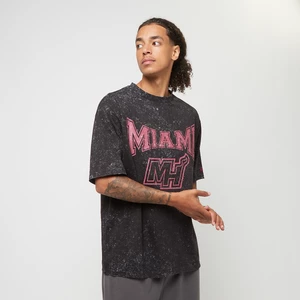 NBA WASHED OS TEE miami heat blk, marki New EraApparel, w kolorze Czarny, rozmiar