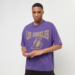 NBA Washed Oversized Tee Los Angeles Lakers, marki New EraApparel, w kolorze Fioletowy, rozmiar