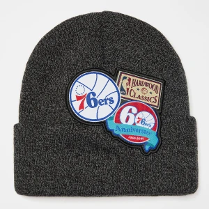NBA XL Logo Patch Knit HWC New York Knicks, markiMitchell & Ness, Czapki beanie, w kolorze czarny, rozmiar: