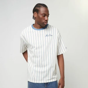 Ne Pinstripe Oversized Tee, markiNew Era, T-Shirty i Polo, w kolorze biały, rozmiar: