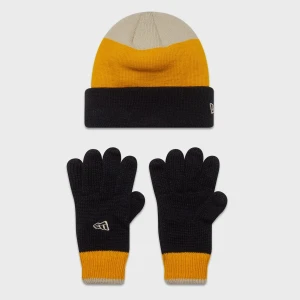 NE Stripe Beanie Set nvy/rgd, markiNew Era, Czapki beanie, w kolorze wielokolorowy, rozmiar: YOUTH